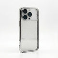 Coque iPhone argenté scintillante