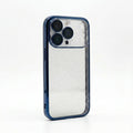Coque iPhone bleu scintillante