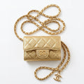 Mini sac cc doré (doré)